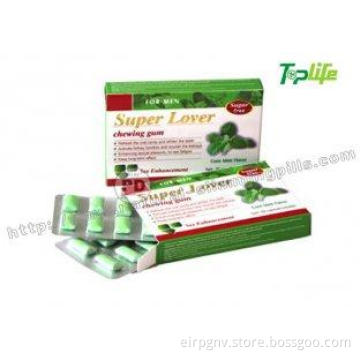 Super Lover Chewing Gums of Male Enhancement Herbs With Vit